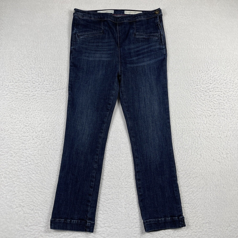Pilcro & The Letterpress Leggings Womens 30 Denim High Rise‎ Jegging Travel Work